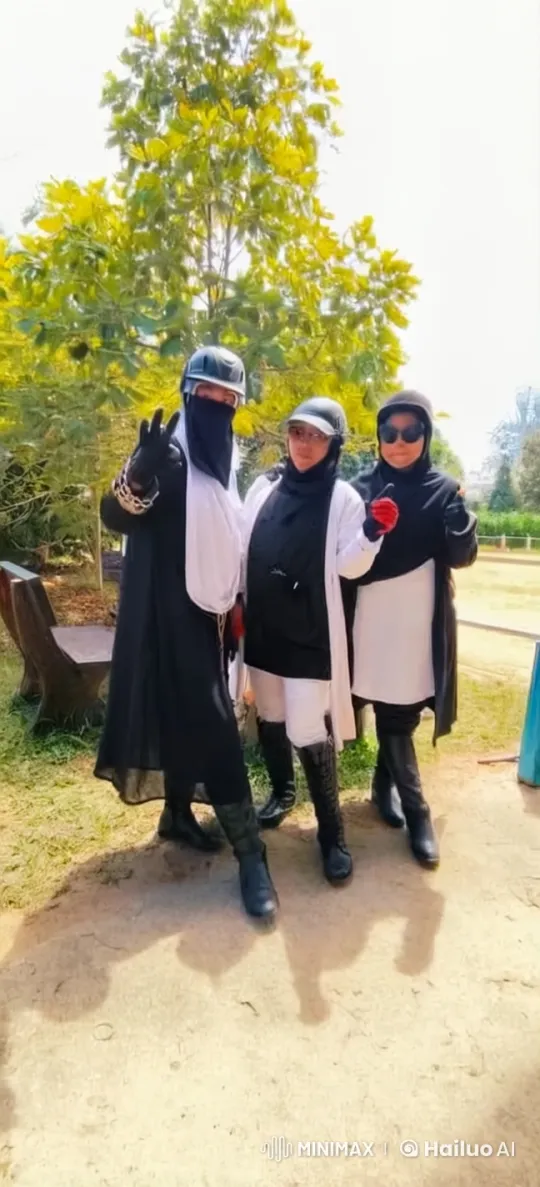 Martial Artists Perform Dynamic Kung Fu in Sunlit Park – AI Generated Video | Hailuo AI