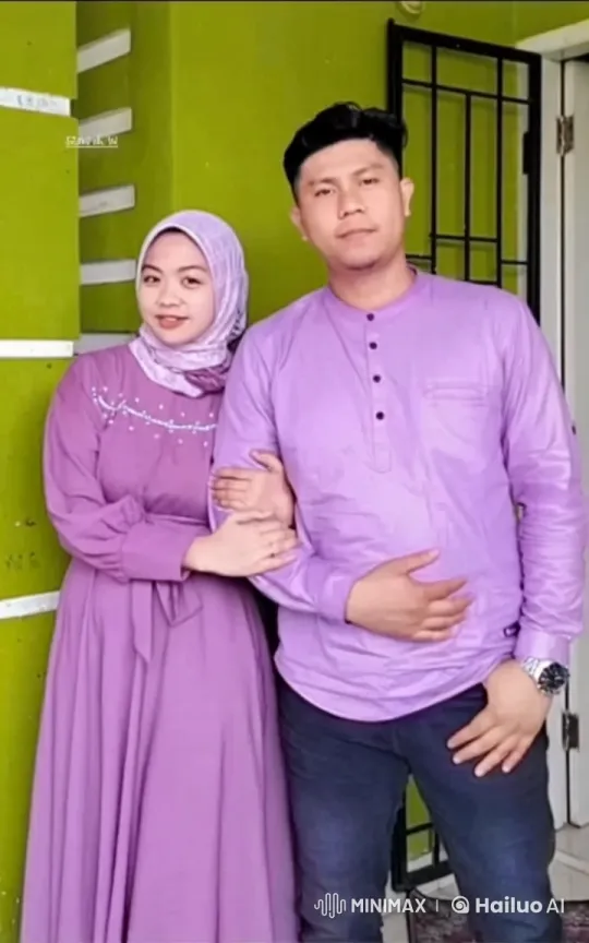 Couple Performs Choreographed Kung Fu Dance in Purple – AI Generated Video | Hailuo AI