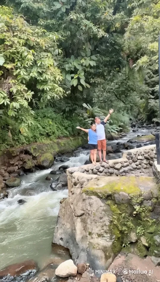 Couple Practicing Martial Arts in Forest Stream – AI Generated Video | Hailuo AI