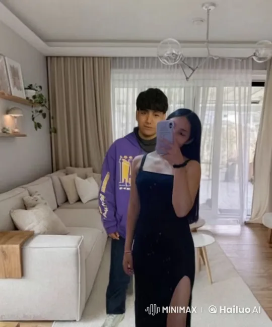 Boy Expresses Affection to Girl with Hugs and Kisses – AI Generated Video | Hailuo AI