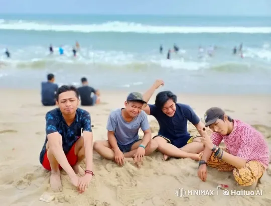 Beach Kung Fu Duel: Action Meets Serenity – AI Generated Video | Hailuo AI