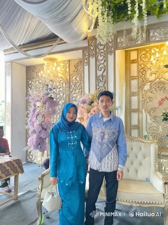 Elegant Couple's Martial Arts Display in Decorative Setting – AI Generated Video | Hailuo AI