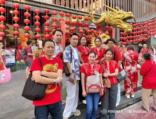 Chinese New Year Celebration with Martial Arts Display – AI Generated Video | Hailuo AI