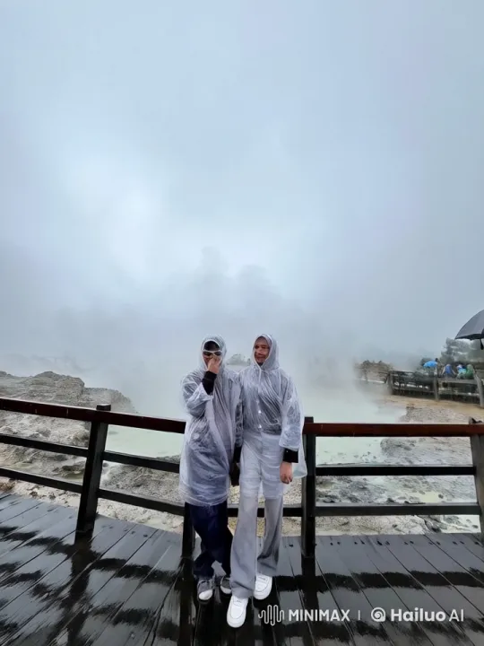 Martial Arts Performance in Foggy Hot Springs Setting – AI Generated Video | Hailuo AI