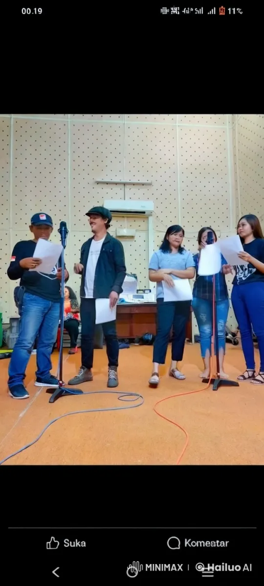 Martial Arts Rehearsal with Performers and Acoustic Setup – AI Generated Video | Hailuo AI