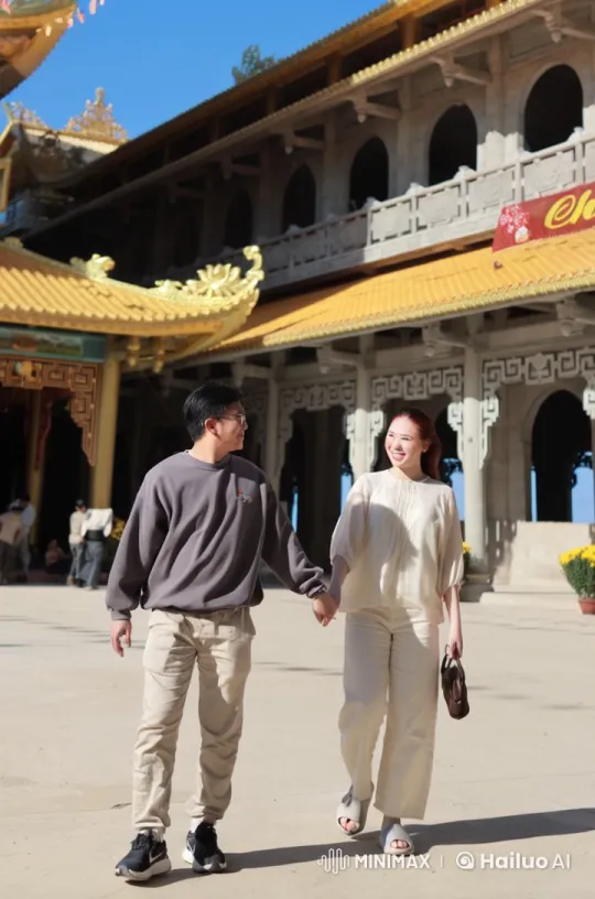 Traditional Building Courtyard Kung Fu Battle – AI Generated Video | Hailuo AI