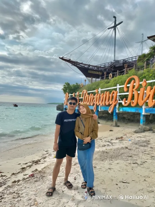 Couple Practicing Kung Fu on a Scenic Beach – AI Generated Video | Hailuo AI