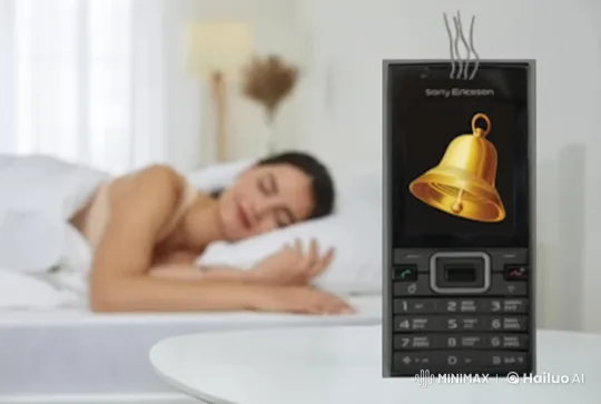 Nighttime Alarm Rings in Peaceful Bedroom – AI Generated Video | Hailuo AI