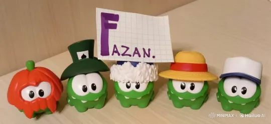 Six Characters Form Circle Around 'Fazan' Sign – AI Generated Video | Hailuo AI