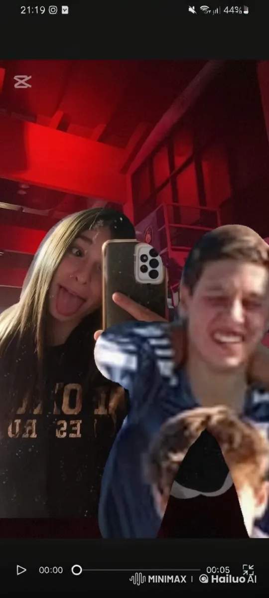 Girl Slaps Boy in Dramatic Red-Lit Room – AI Generated Video | Hailuo AI