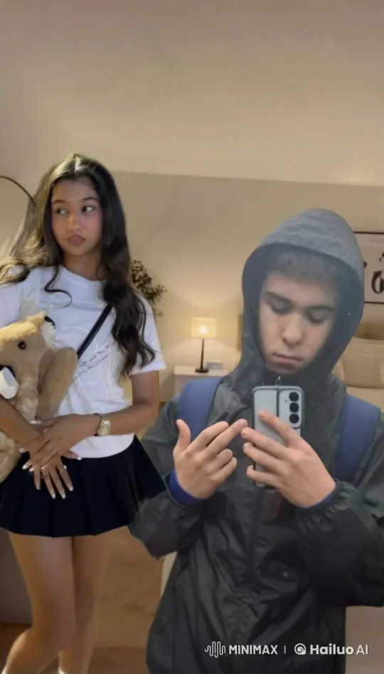 Couple Sharing Intimate Moment in Bedroom – AI Generated Video | Hailuo AI