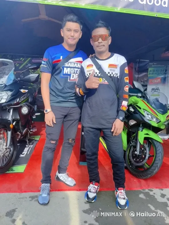 Kung Fu Masters Showcase Skills at Motorcycle Showroom – AI Generated Video | Hailuo AI