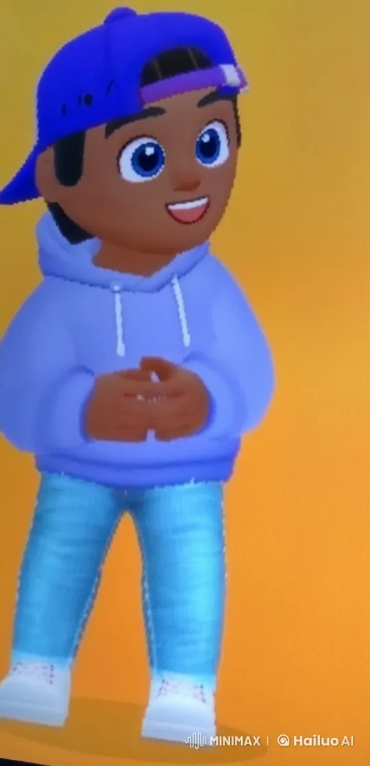 Animated Character in Casual Pose with Subtle Movements – AI Generated Video | Hailuo AI
