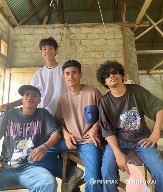 Young Men Display Playful Kung Fu in Rustic Setting – AI Generated Video | Hailuo AI