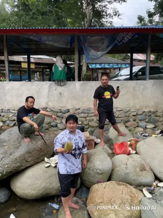 Martial Artists Engage in Intense Kungfu Battle by Stream – AI Generated Video | Hailuo AI
