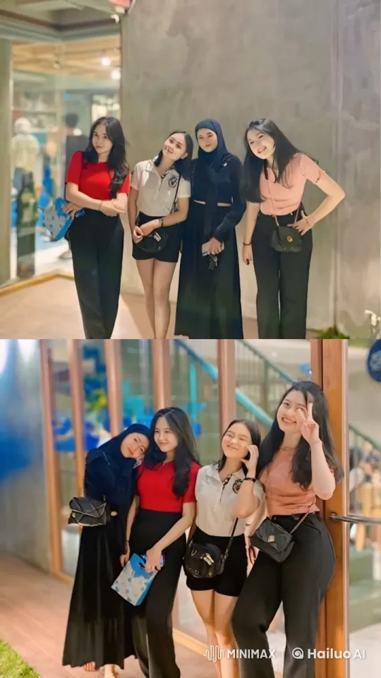 Women Practicing Kungfu in Playful Friendship – AI Generated Video | Hailuo AI