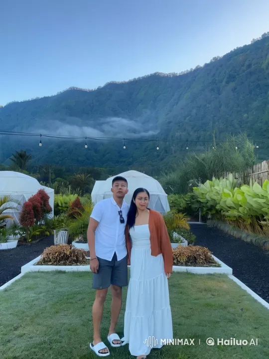 Couple Practicing Kungfu in Scenic Garden – AI Generated Video | Hailuo AI