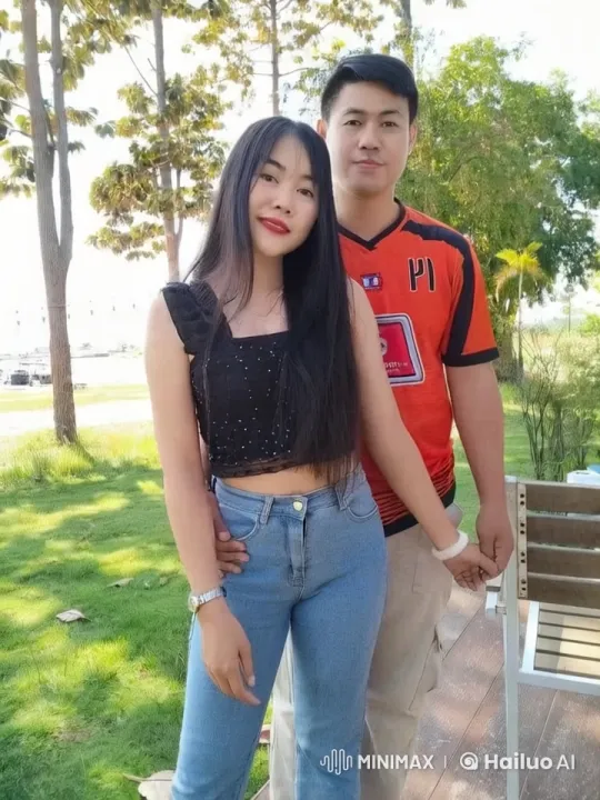 Affectionate Couple Engages in Friendly Kungfu Sparring – AI Generated Video | Hailuo AI
