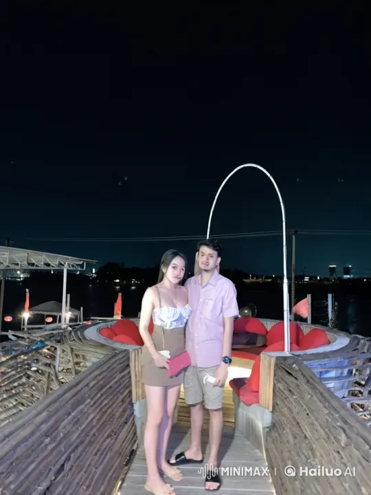 Nighttime Martial Arts Battle on Outdoor Deck – AI Generated Video | Hailuo AI