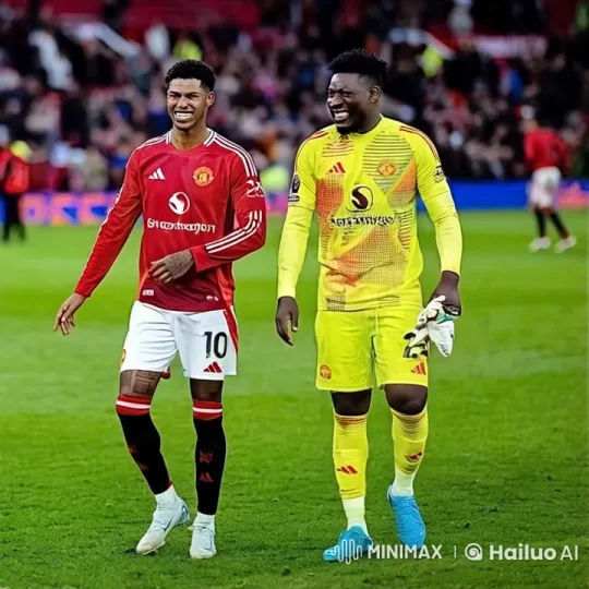 Manchester United Players Showcase Kung Fu on Football Field – AI Generated Video | Hailuo AI