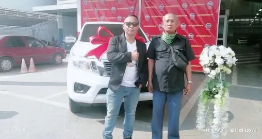 Two Men Celebrate New Car with Martial Arts Performance – AI Generated Video | Hailuo AI