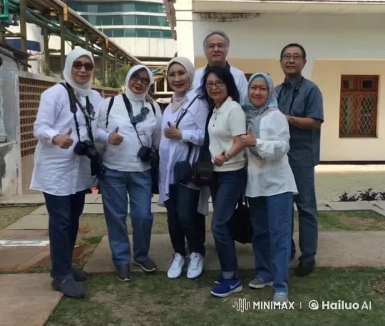 Group Celebrates with Rock and Roll Dance in Garden – AI Generated Video | Hailuo AI