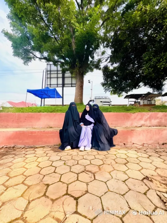 Burqa-clad Women Perform Kung Fu in Serene Park Setting – AI Generated Video | Hailuo AI