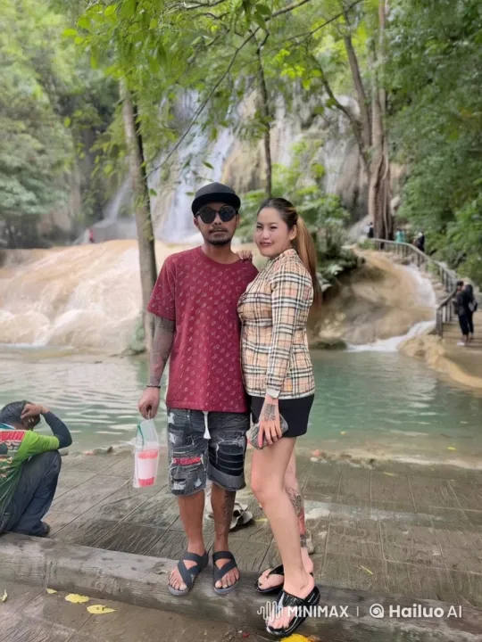 Martial Artist Demonstrates Kung Fu at Scenic Waterfall – AI Generated Video | Hailuo AI