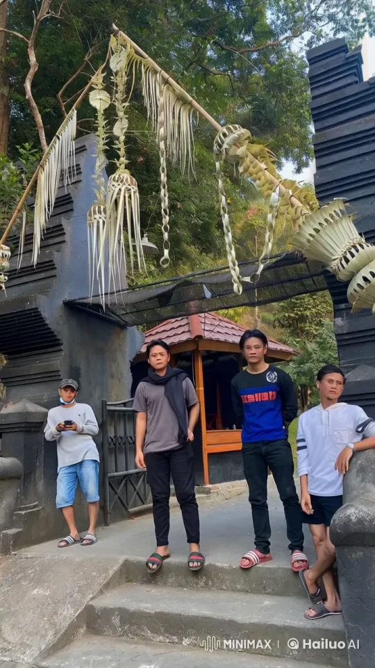 Young Men Display Kung Fu Skills at Stone Gate – AI Generated Video | Hailuo AI