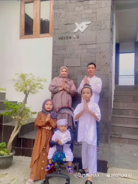 Family Demonstrates Kung Fu in Traditional Attire – AI Generated Video | Hailuo AI