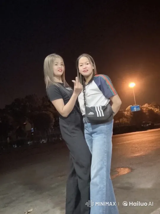 Nighttime Martial Arts Display in Urban Parking Lot – AI Generated Video | Hailuo AI