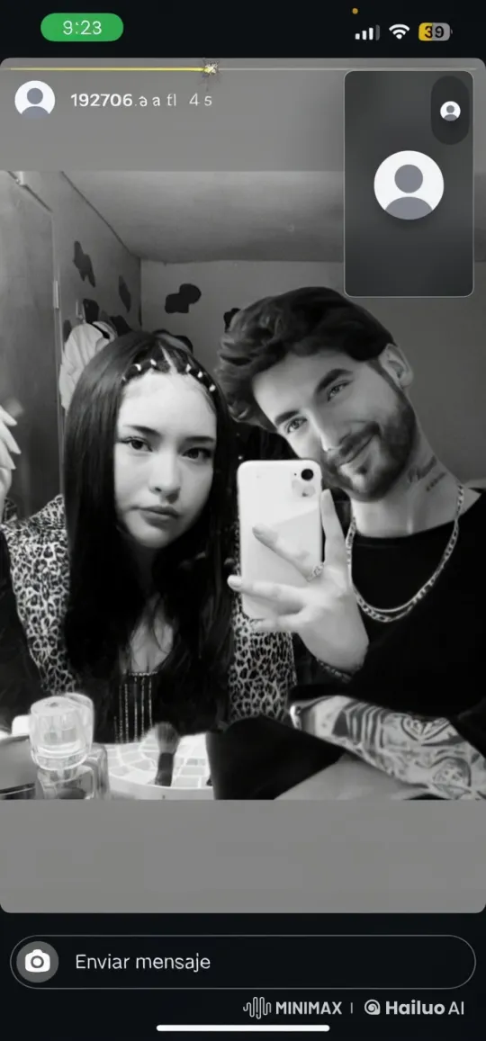 Couple Takes Intimate Selfie Kiss in Animal Print Room – AI Generated Video | Hailuo AI