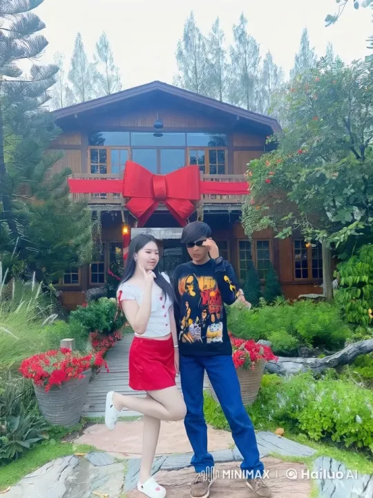 Kungfu Performance in Serene Garden Setting – AI Generated Video | Hailuo AI