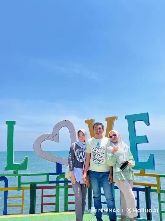 LOVE Backdrop: Trio Performs Dynamic Kung Fu – AI Generated Video | Hailuo AI