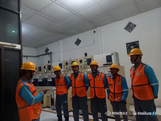 Kungfu Demonstration in Industrial Control Room – AI Generated Video | Hailuo AI