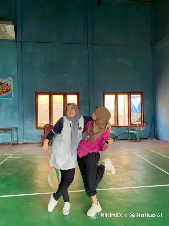 Badminton Court: Fusion of Kung Fu and Badminton Skills – AI Generated Video | Hailuo AI
