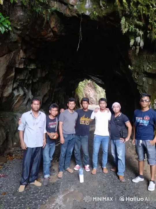 Martial Arts Friends in Scenic Rocky Tunnel – AI Generated Video | Hailuo AI