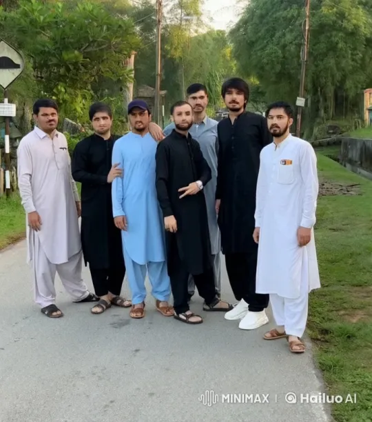 Traditional Men Transform into Martial Artists in Rural Road Video – AI Generated Video | Hailuo AI