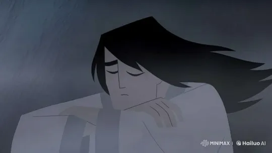 Introspective Character in Rainy Mood Animation – AI Generated Video | Hailuo AI