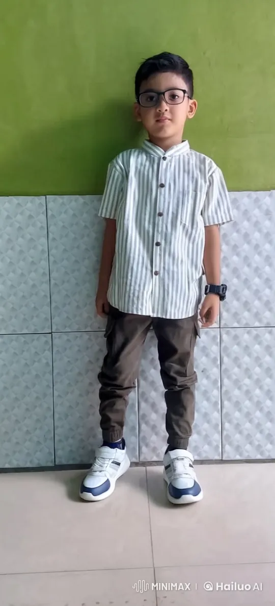Young Boy Emulates Kung Fu Panda Poses – AI Generated Video | Hailuo AI