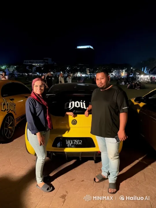 Nighttime Car Show with Martial Arts Performance – AI Generated Video | Hailuo AI
