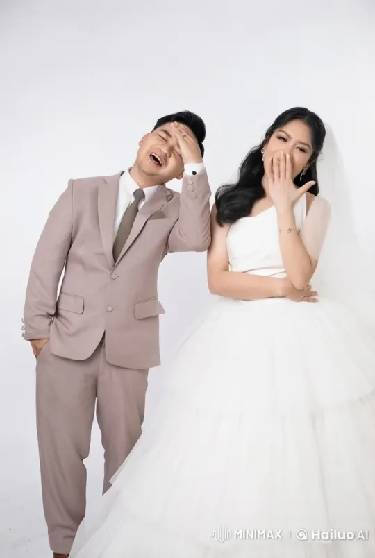 Wedding Couple Showcases Martial Arts in Elegant Outfits – AI Generated Video | Hailuo AI