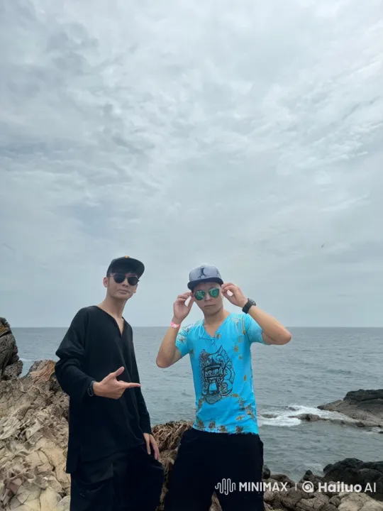 Kungfu Fight by Rocky Cliffs with Ocean Waves – AI Generated Video | Hailuo AI