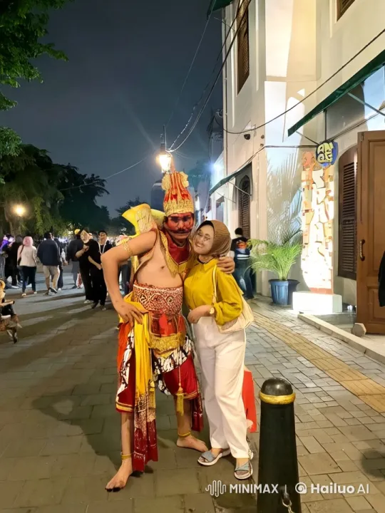 Chinese Kungfu Fighter Showcases Skill in Festive Street Scene – AI Generated Video | Hailuo AI