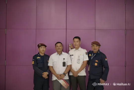Chinese Martial Arts Performance by Uniformed Individuals – AI Generated Video | Hailuo AI