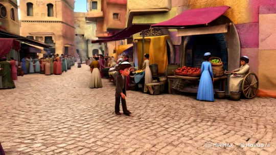 Jewish Boy Explores 1900 Baghdad in Animated Film – AI Generated Video | Hailuo AI