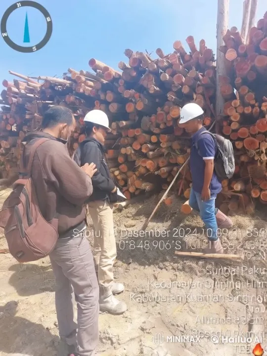 Kung Fu Showdown in Log Yard Setting – AI Generated Video | Hailuo AI