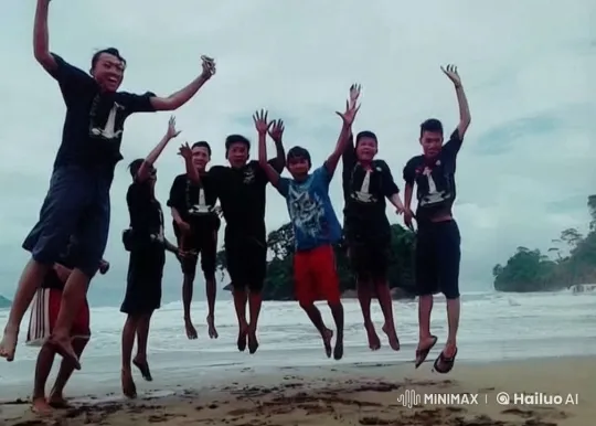 Chinese Kungfu Display on a Beach with High Energy – AI Generated Video | Hailuo AI