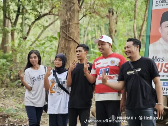 Five Individuals Posed for Photo in Woods – AI Generated Video | Hailuo AI