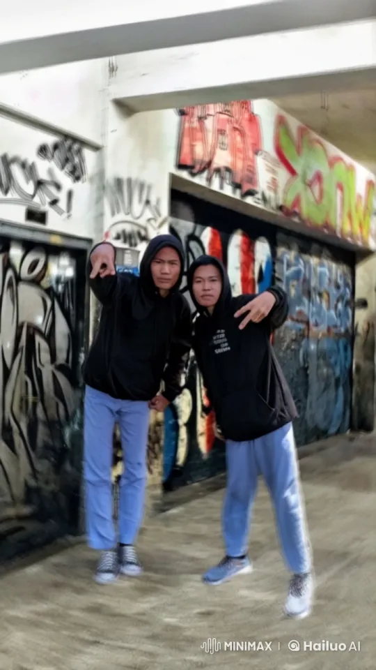 Graffiti-Backdropped Kung Fu Showdown – AI Generated Video | Hailuo AI